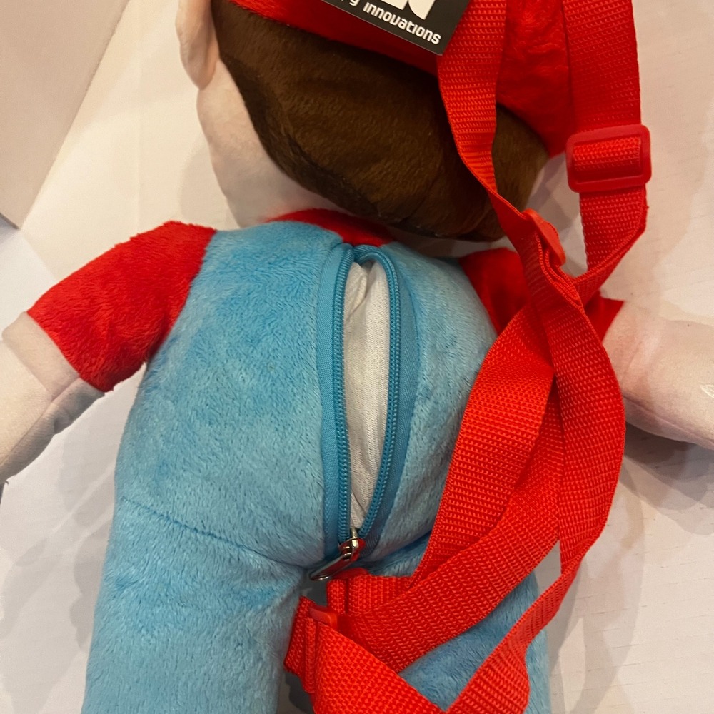 Mario Plush Backpack Accessory Innovations Nintendo Collectible Bag NEW - Picture 3 of 7